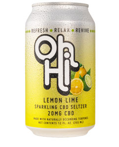 Lemon Lime Sparkling CBD Seltzer Can